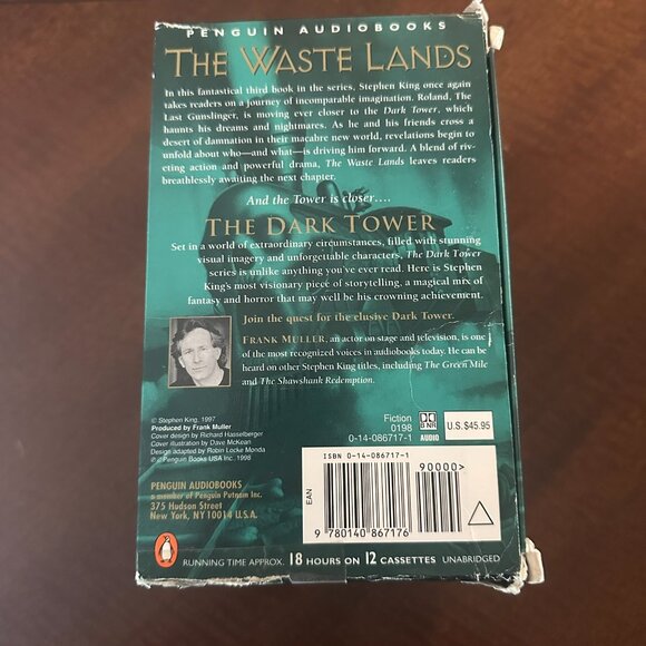 Stephen King The Dark Tower I–IV Audiobook Cassette Lot Frank Muller 1997 - Picture 8 of 12